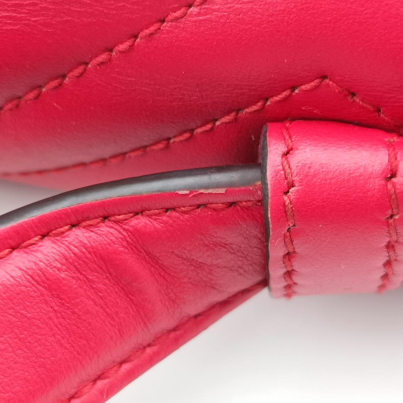 Vintage Gucci GG Marmont Red Leather 498110 shoulderbag | stylenewstar