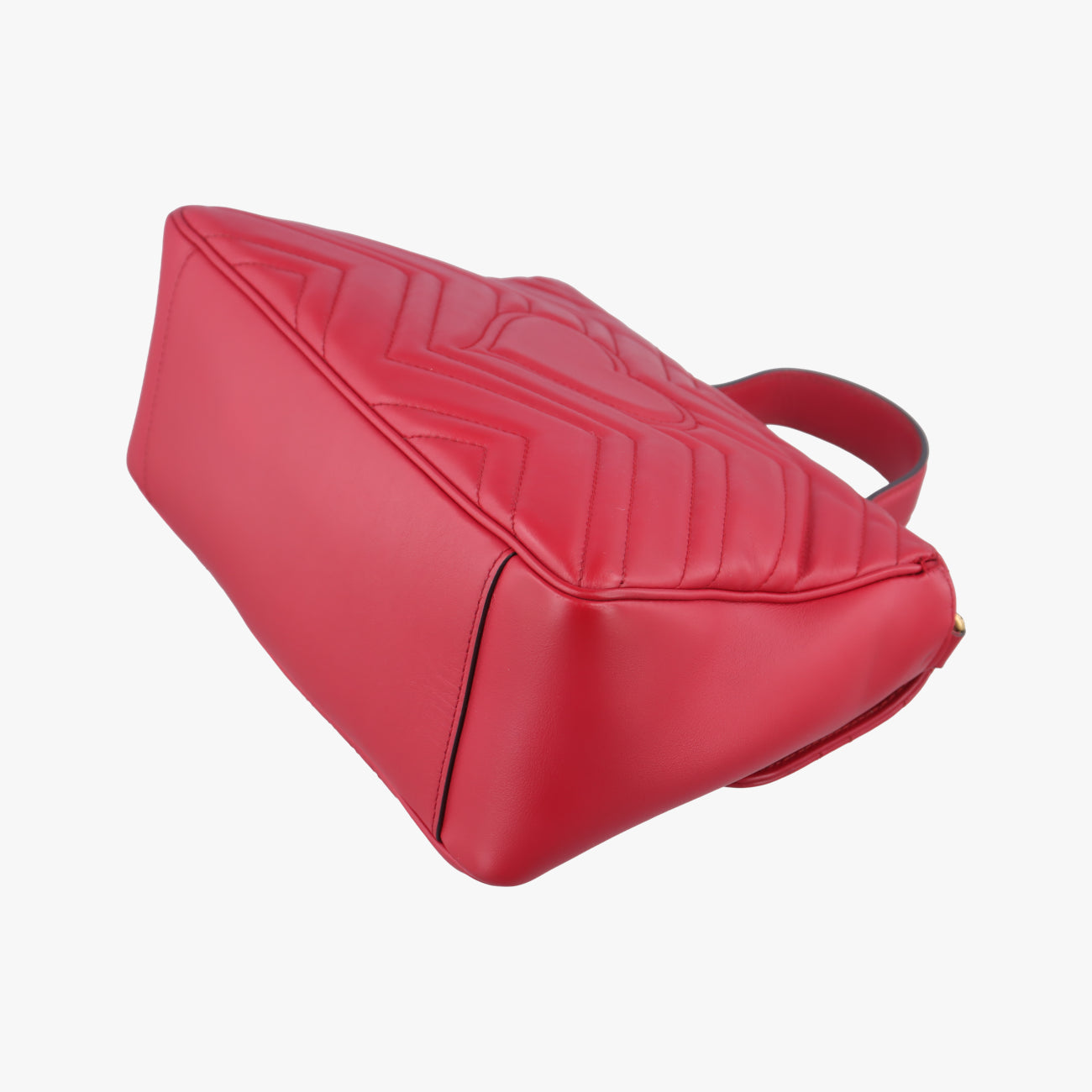 Vintage Gucci GG Marmont Red Leather 498110 shoulderbag | stylenewstar