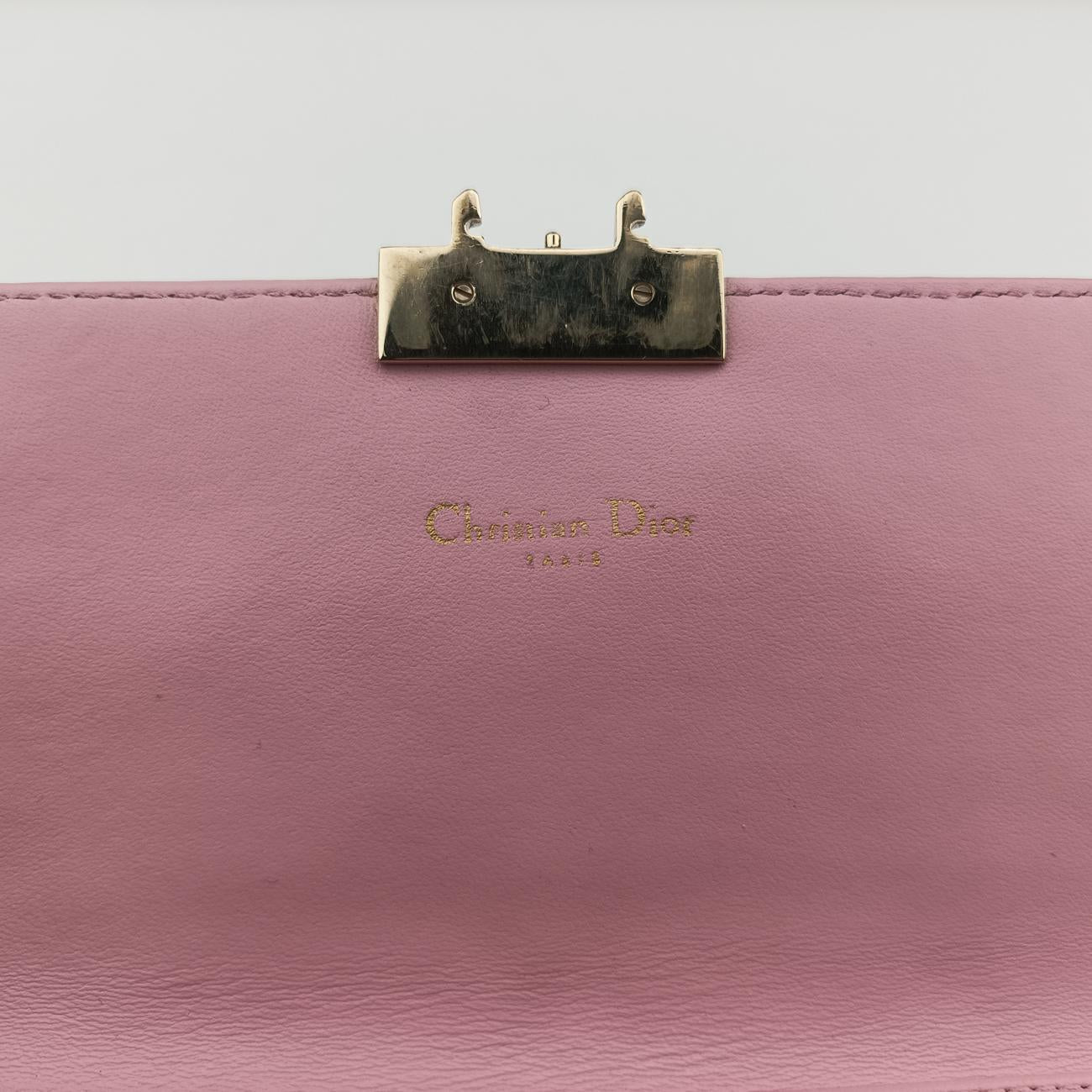 Secondhand Christian Dior Cannage New Lock Purple x Light Purple lambskin  shoulderbag | stylenewstar