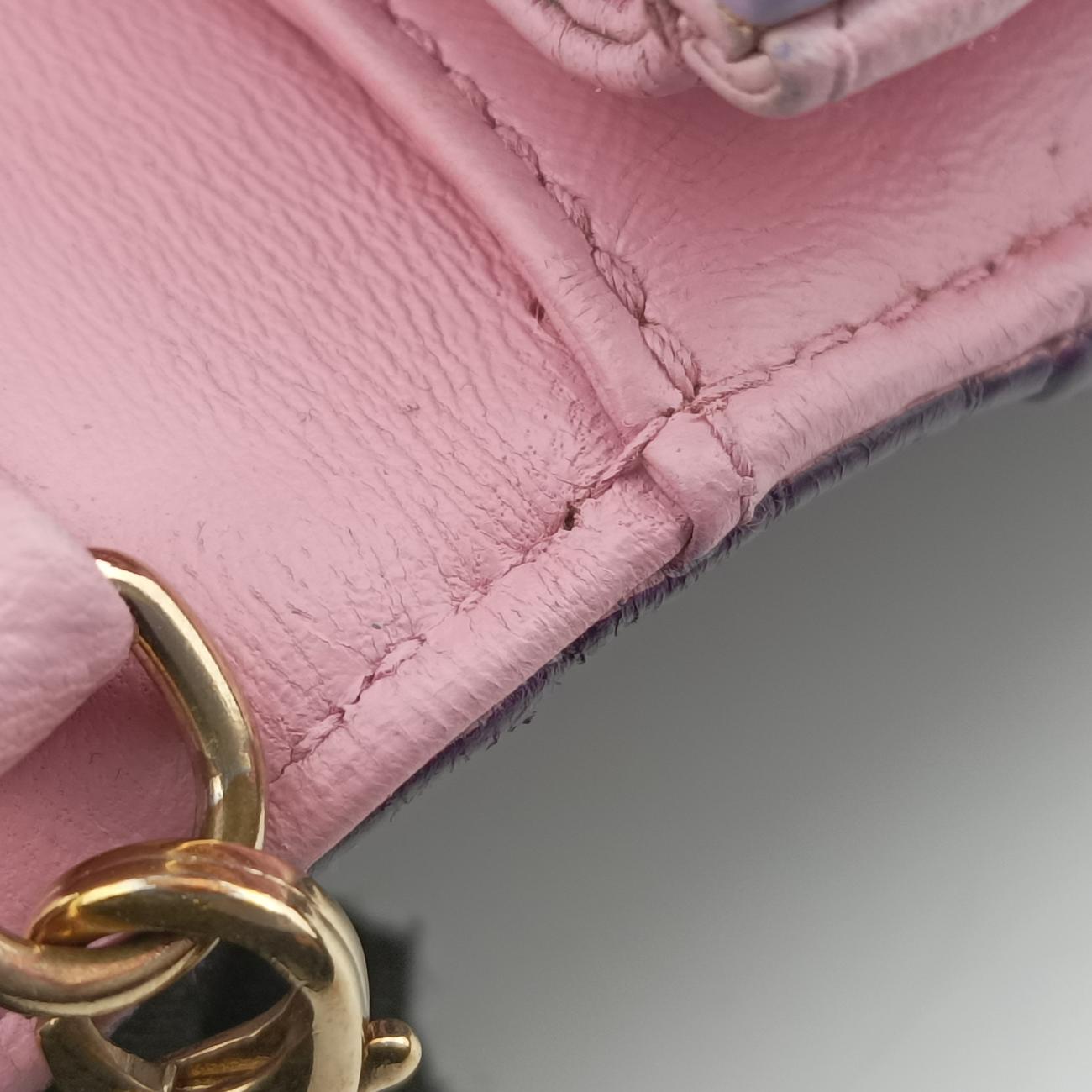 Secondhand Christian Dior Cannage New Lock Purple x Light Purple lambskin  shoulderbag | stylenewstar