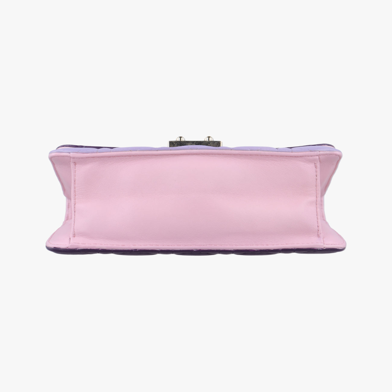 Secondhand Christian Dior Cannage New Lock Purple x Light Purple lambskin  shoulderbag | stylenewstar