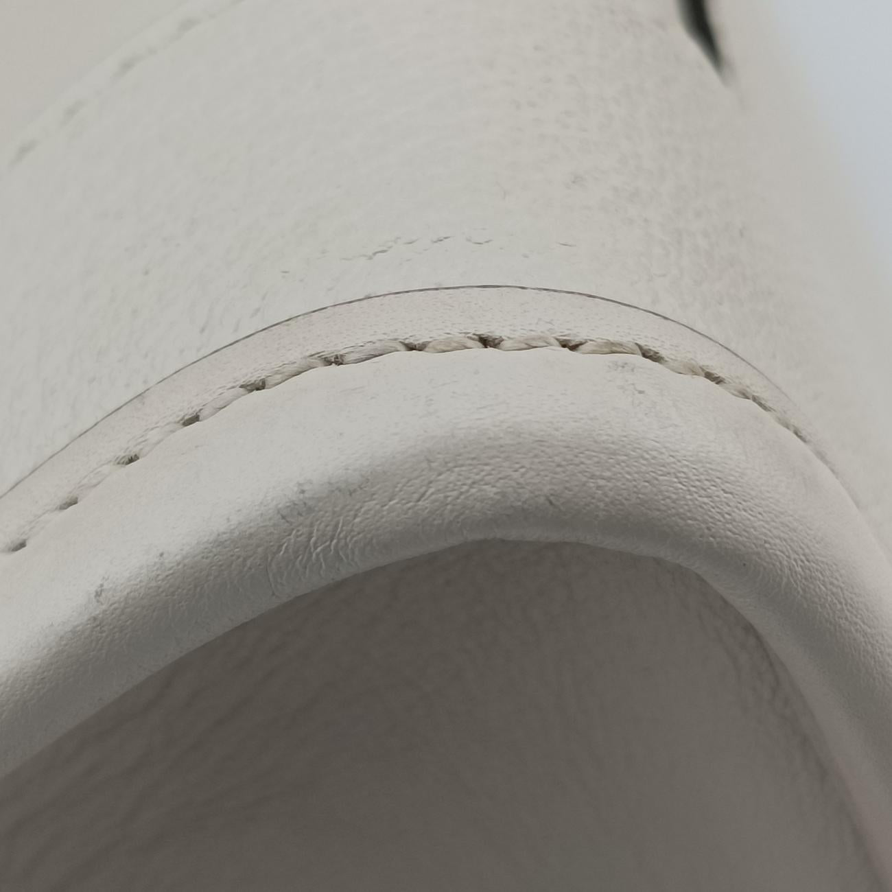 Pre-owned Gucci Ophidia White×Black×Red Leather 715666 shoulderbag | stylenewstar