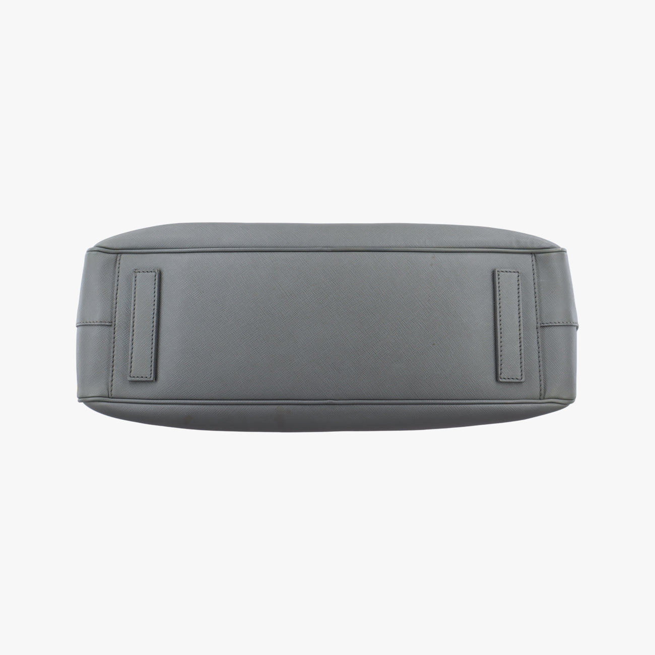 Vintage Prada business bag briefcase Grey SAFFIANO Leather 2VE363 handbag | stylenewstar