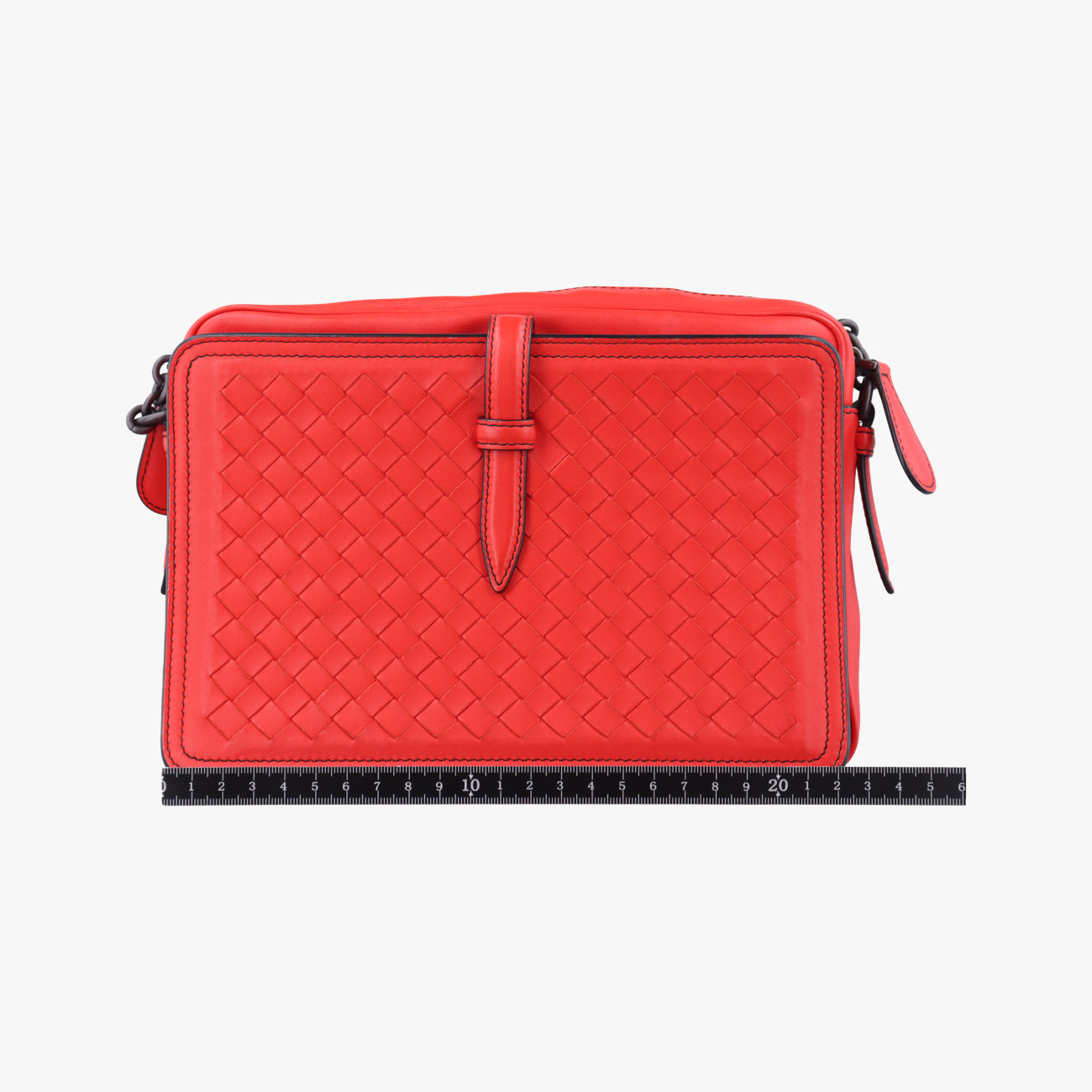 Secondhand Bottega Veneta Intrecciato Red lambskin  shoulderbag | stylenewstar