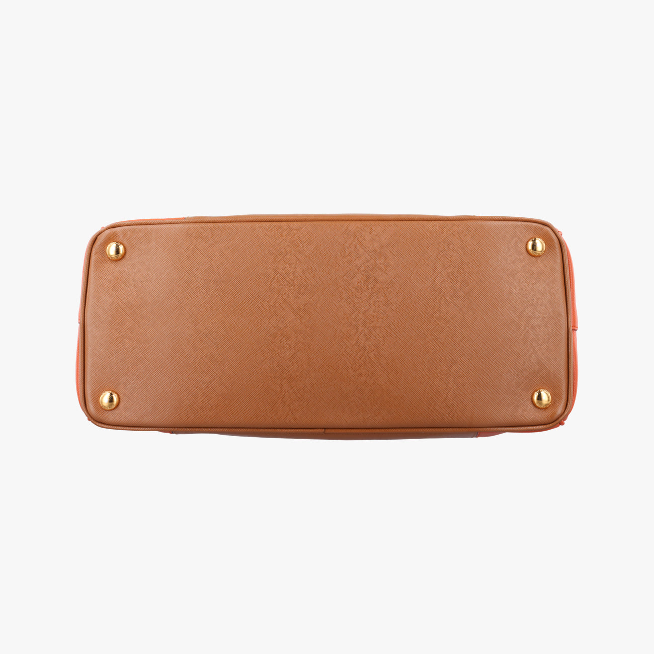 Vintage Prada Galleria beige×orange SAFFIANO　Leather B2274C shoulderbag | stylenewstar