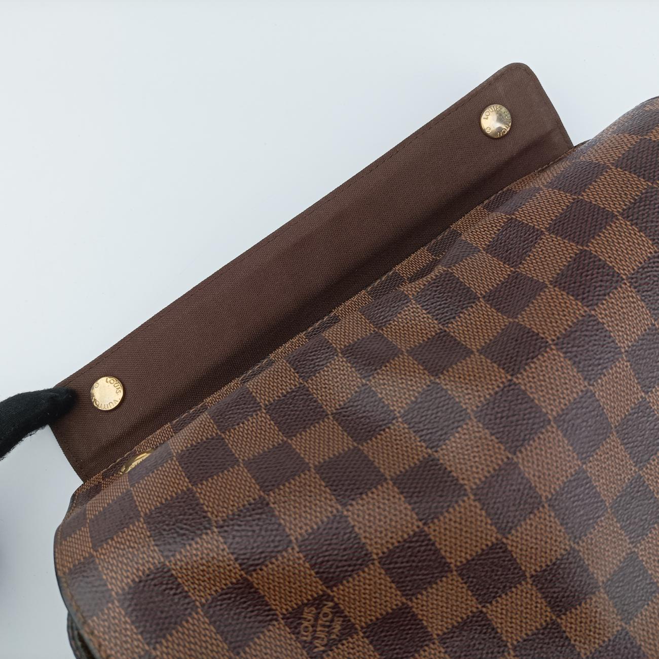 Pre-owned Louis Vuitton NAVIGLIO EBENE Damier Canvas N45255 shoulderbag | stylenewstar