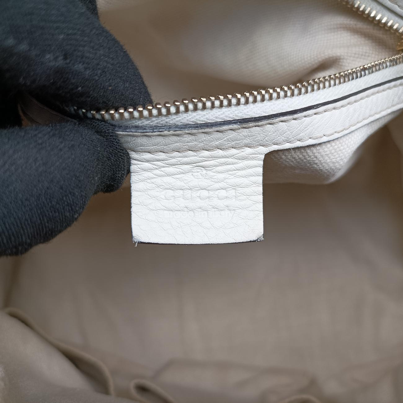 Secondhand Gucci Sherry Line White×Black×Red Leather 247205 shoulderbag | stylenewstar