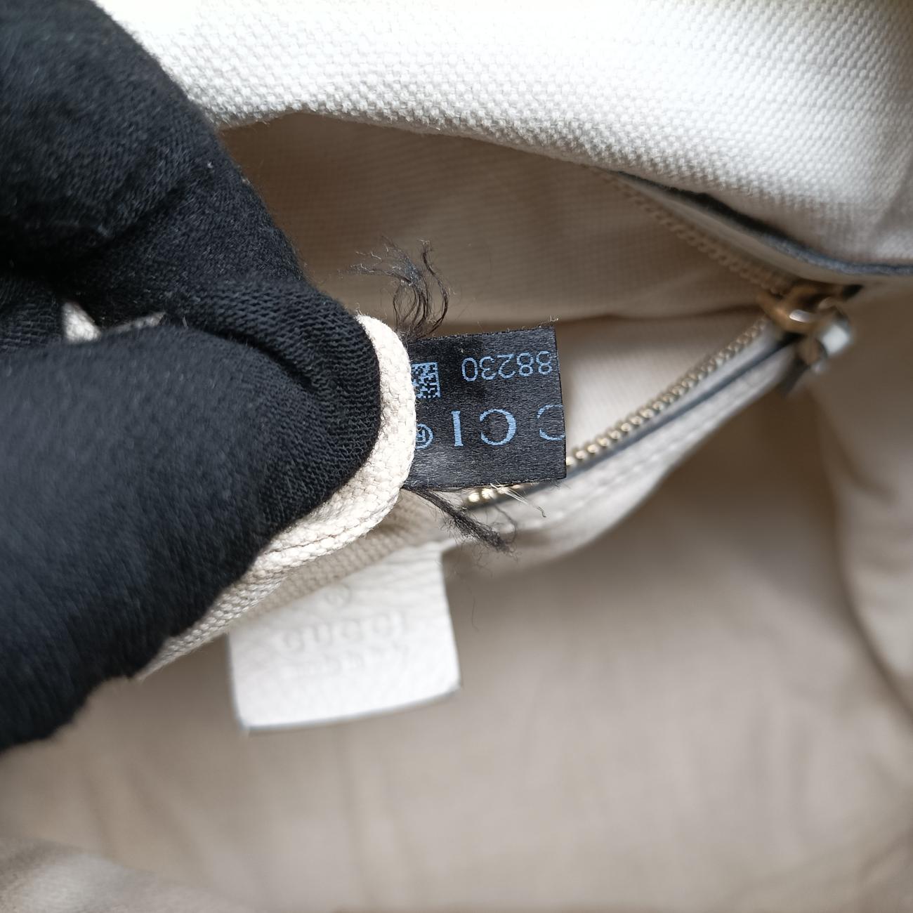 Secondhand Gucci Sherry Line White×Black×Red Leather 247205 shoulderbag | stylenewstar