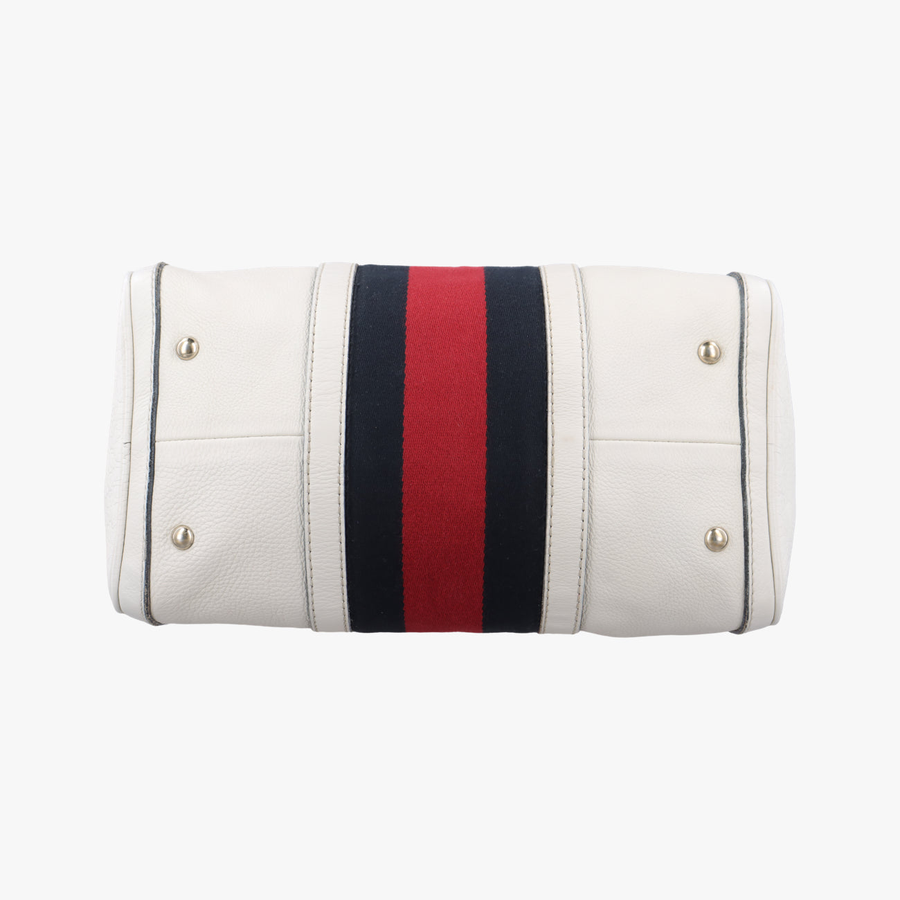 Secondhand Gucci Sherry Line White×Black×Red Leather 247205 shoulderbag | stylenewstar