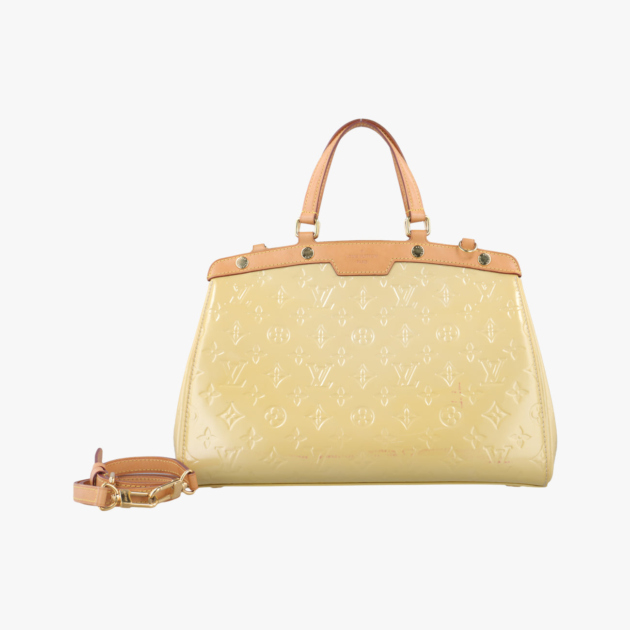 Pre-owned Louis Vuitton Bréa MM Dunne Vernis M90180 shoulderbag | stylenewstar