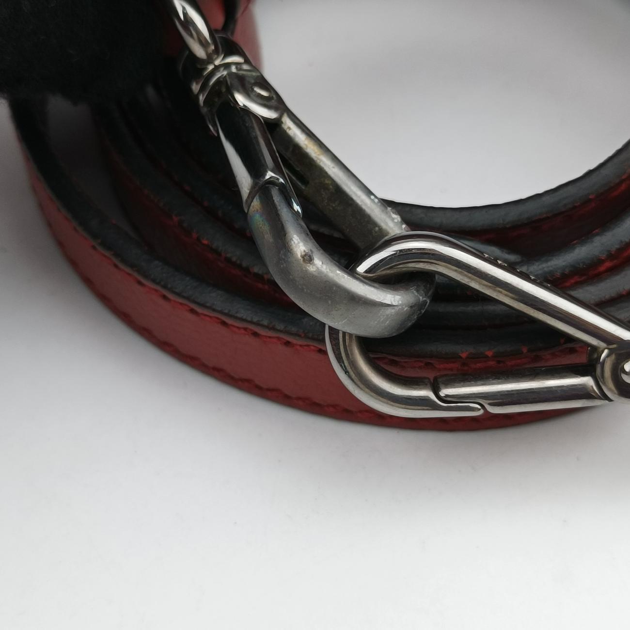 Pre-owned Prada Twin Pocket Winged Tote Red Leather BN2619 shoulderbag | stylenewstar