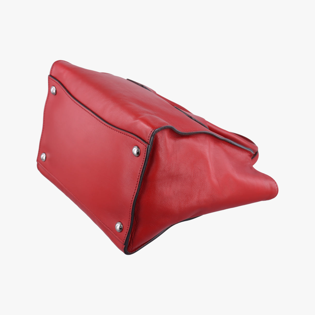 Pre-owned Prada Twin Pocket Winged Tote Red Leather BN2619 shoulderbag | stylenewstar