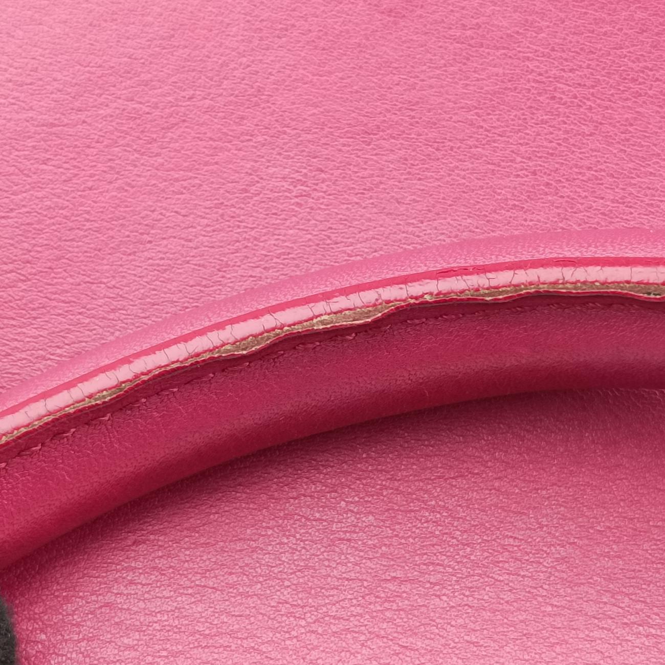 Pre-owned Celine Trapèze Orange×brown×Pink leather  shoulderbag | stylenewstar