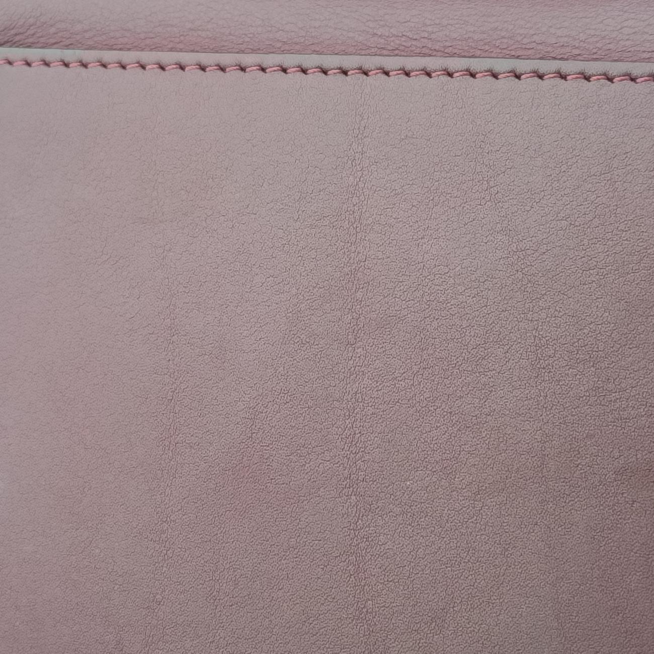 Pre-owned Celine Trapèze Orange×brown×Pink leather  shoulderbag | stylenewstar