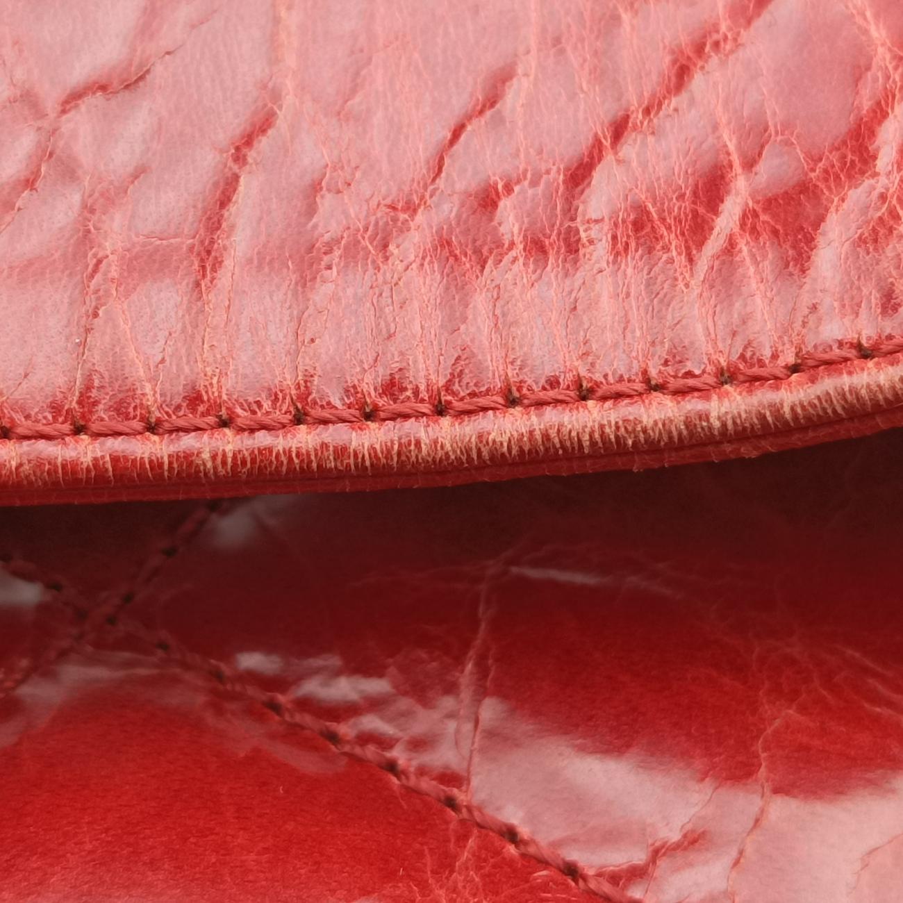 Pre-owned Chanel 2.55 Matelasse Red Leather A66817 shoulderbag | stylenewstar