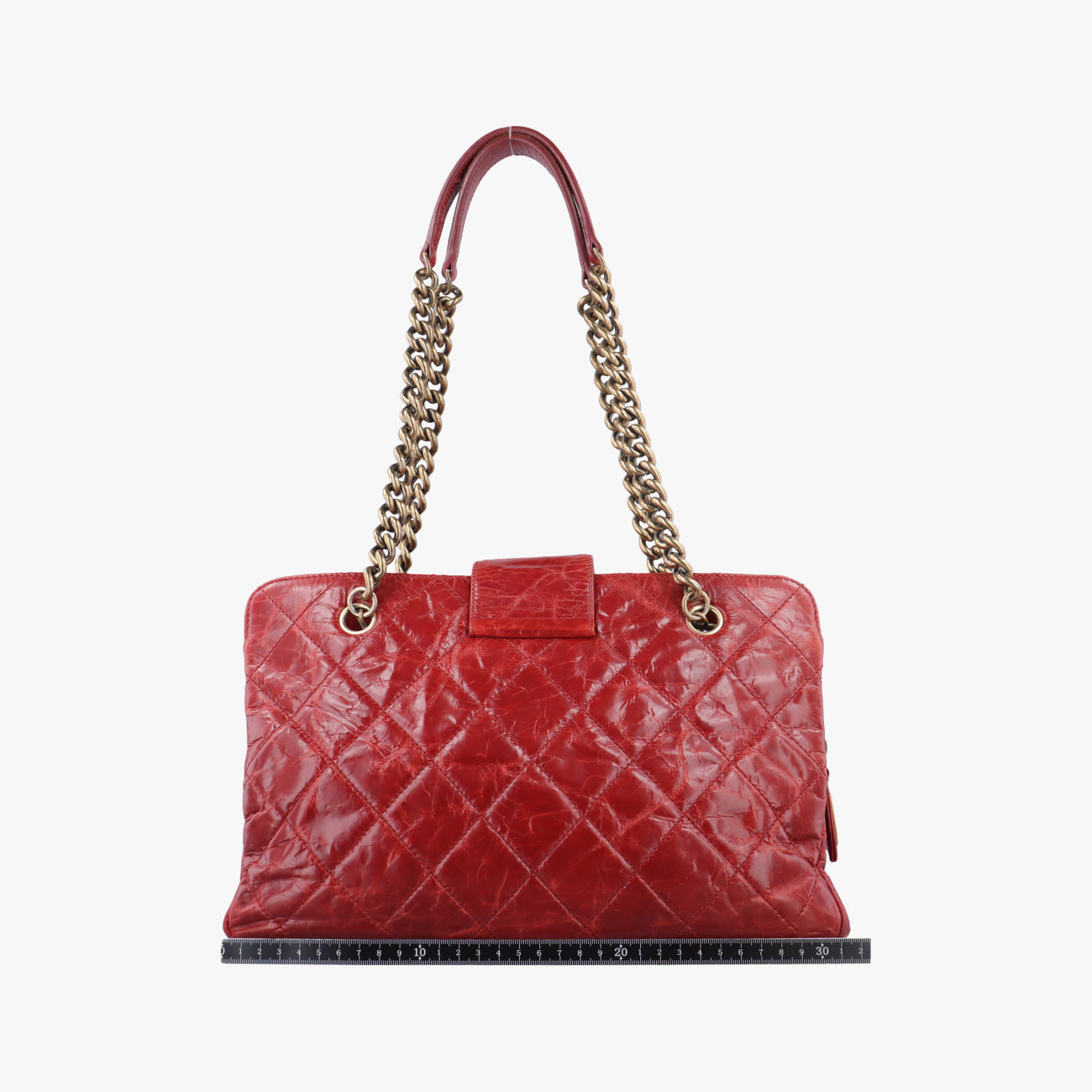 Pre-owned Chanel 2.55 Matelasse Red Leather A66817 shoulderbag | stylenewstar