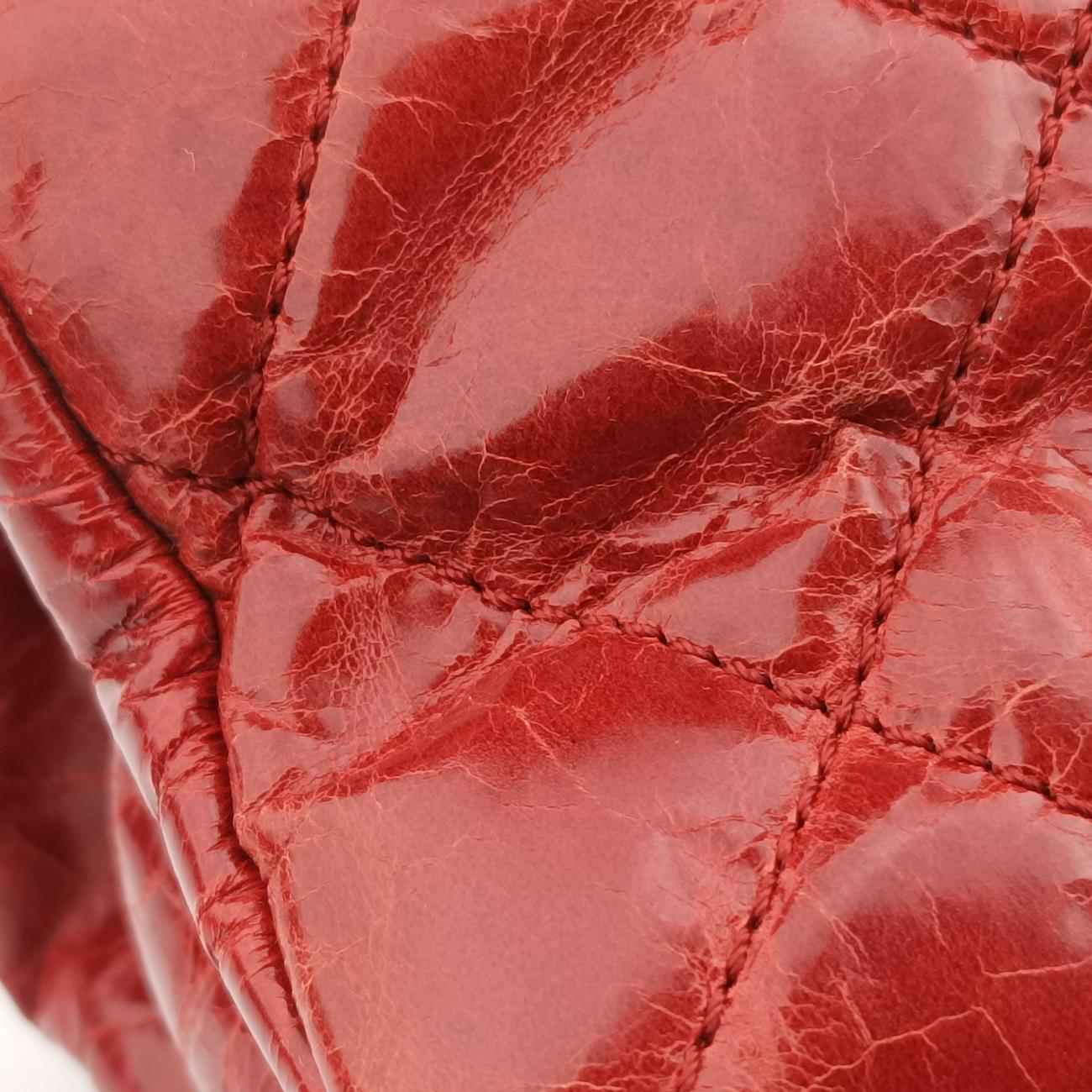 Pre-owned Chanel 2.55 Matelasse Red Leather A66817 shoulderbag | stylenewstar