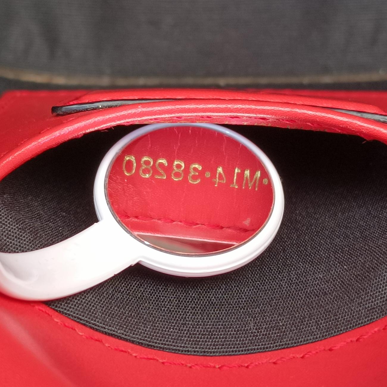 Vintage Bvlgari SERPENTI FOREVER Red Leather  shoulderbag | stylenewstar