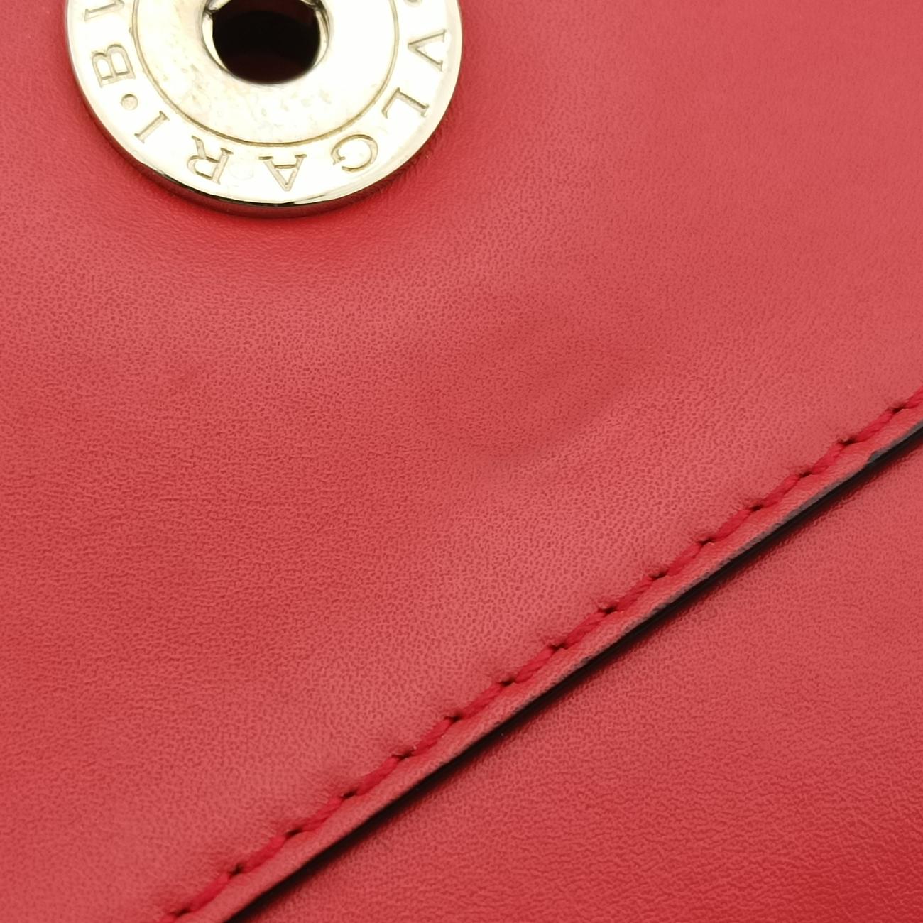 Vintage Bvlgari SERPENTI FOREVER Red Leather  shoulderbag | stylenewstar