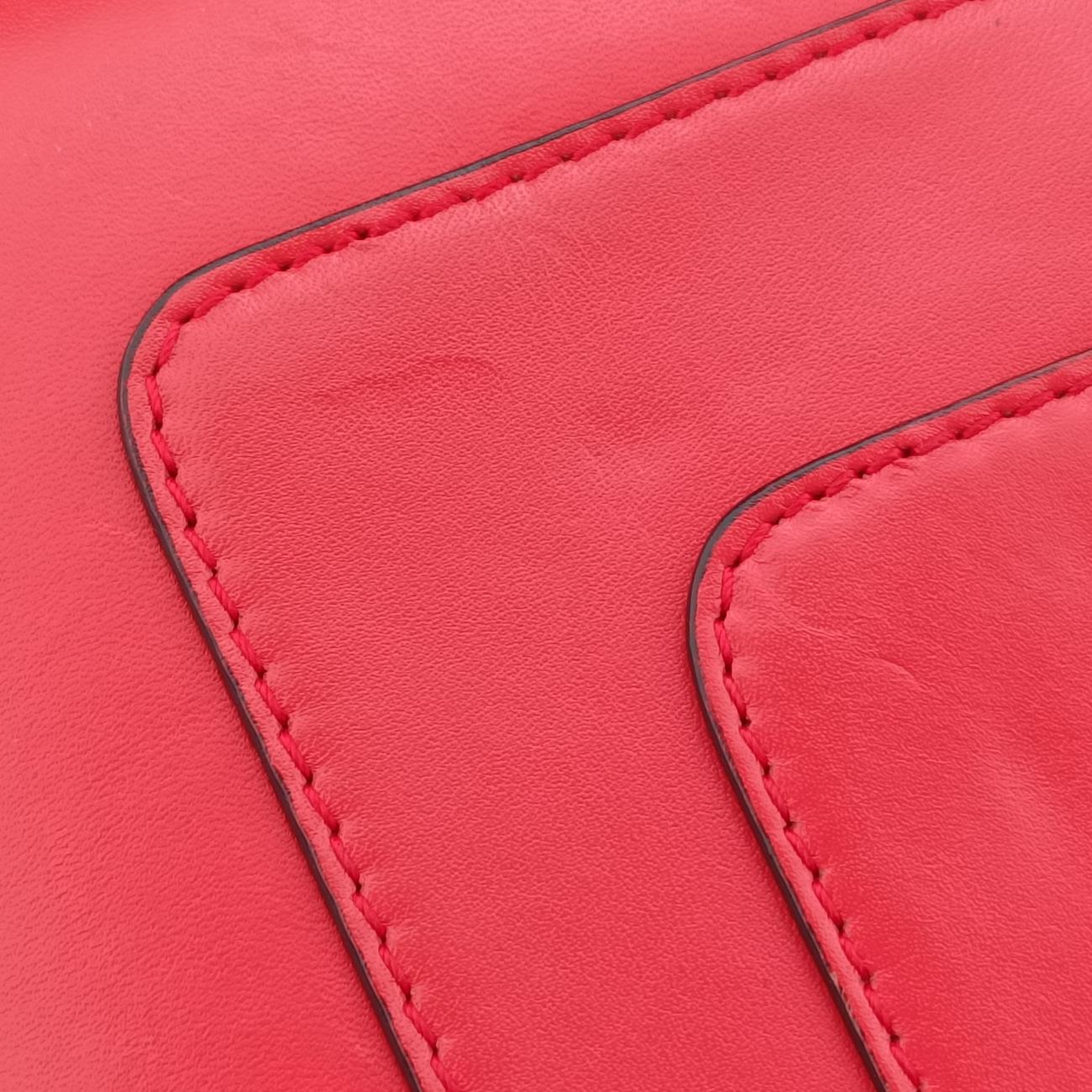 Vintage Bvlgari SERPENTI FOREVER Red Leather  shoulderbag | stylenewstar