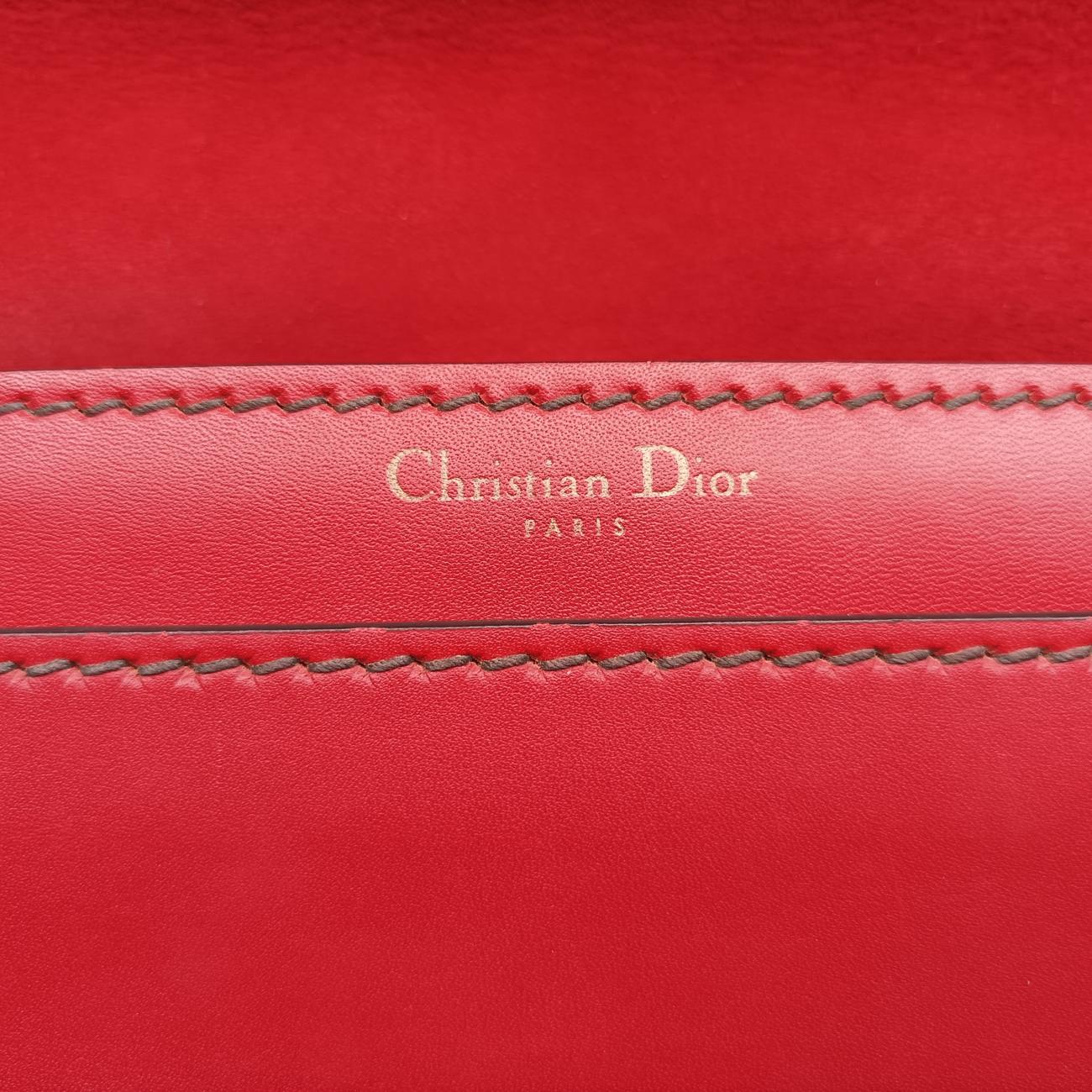 Pre-owned Christian Dior J'Adior Red Leather  shoulderbag | stylenewstar