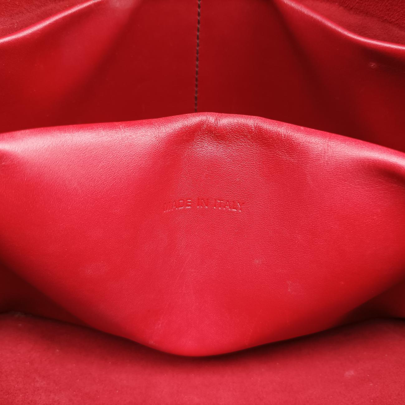 Pre-owned Christian Dior J'Adior Red Leather  shoulderbag | stylenewstar