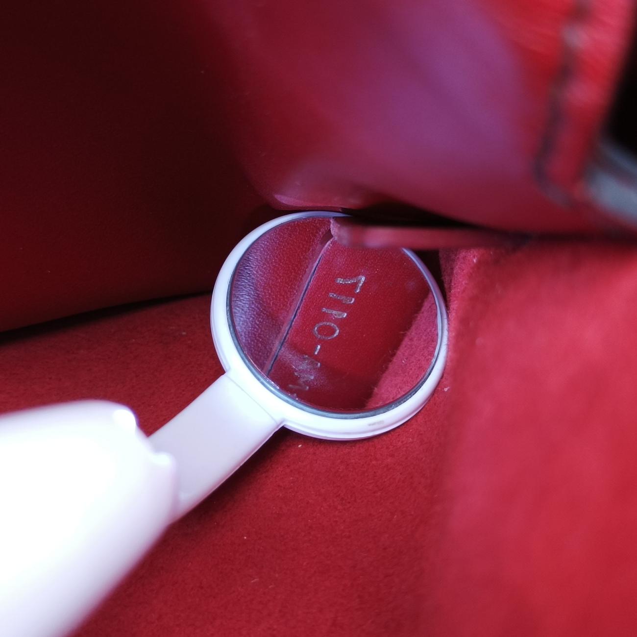 Pre-owned Christian Dior J'Adior Red Leather  shoulderbag | stylenewstar