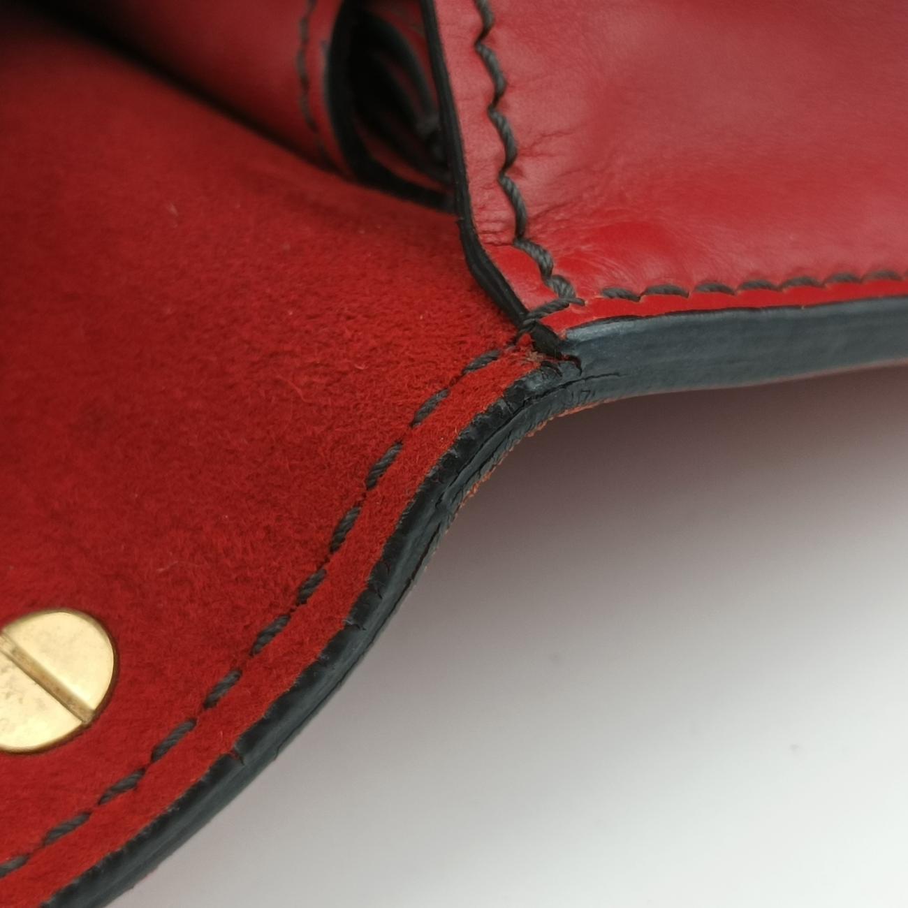 Pre-owned Christian Dior J'Adior Red Leather  shoulderbag | stylenewstar