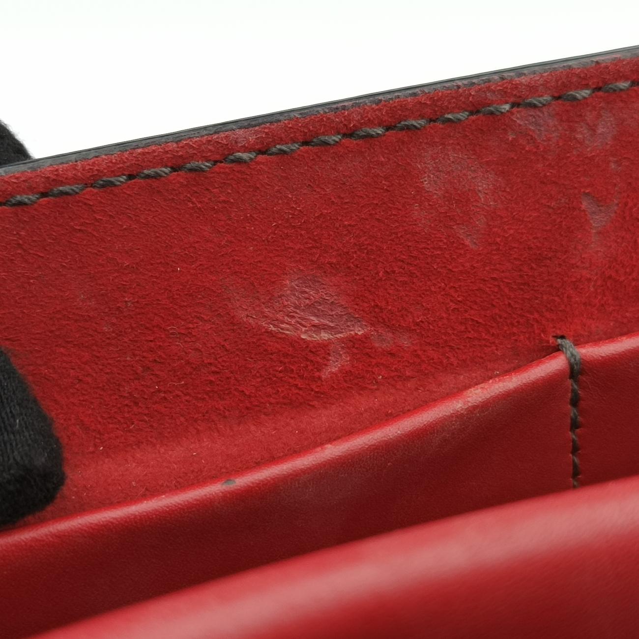 Pre-owned Christian Dior J'Adior Red Leather  shoulderbag | stylenewstar