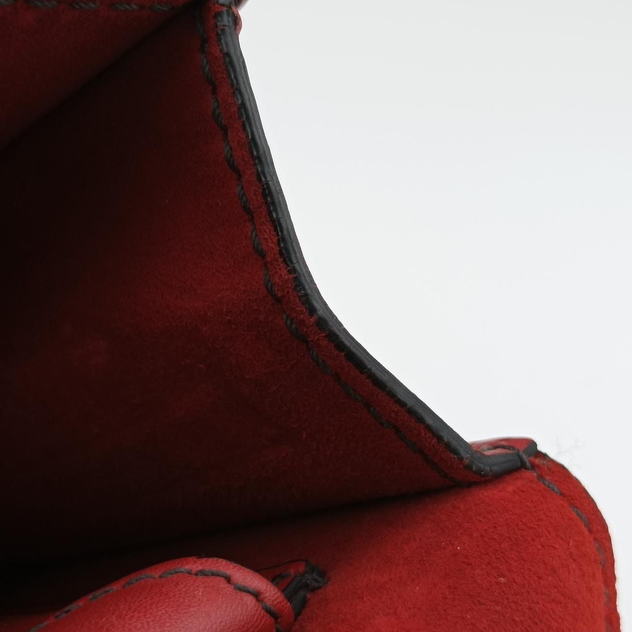 Pre-owned Christian Dior J'Adior Red Leather  shoulderbag | stylenewstar