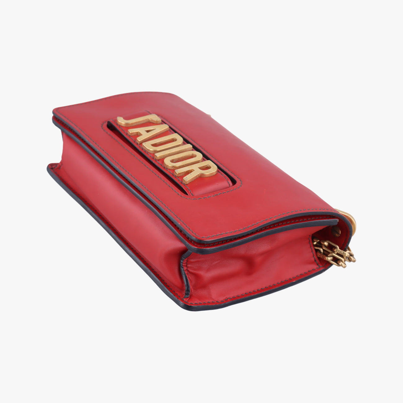 Pre-owned Christian Dior J'Adior Red Leather  shoulderbag | stylenewstar