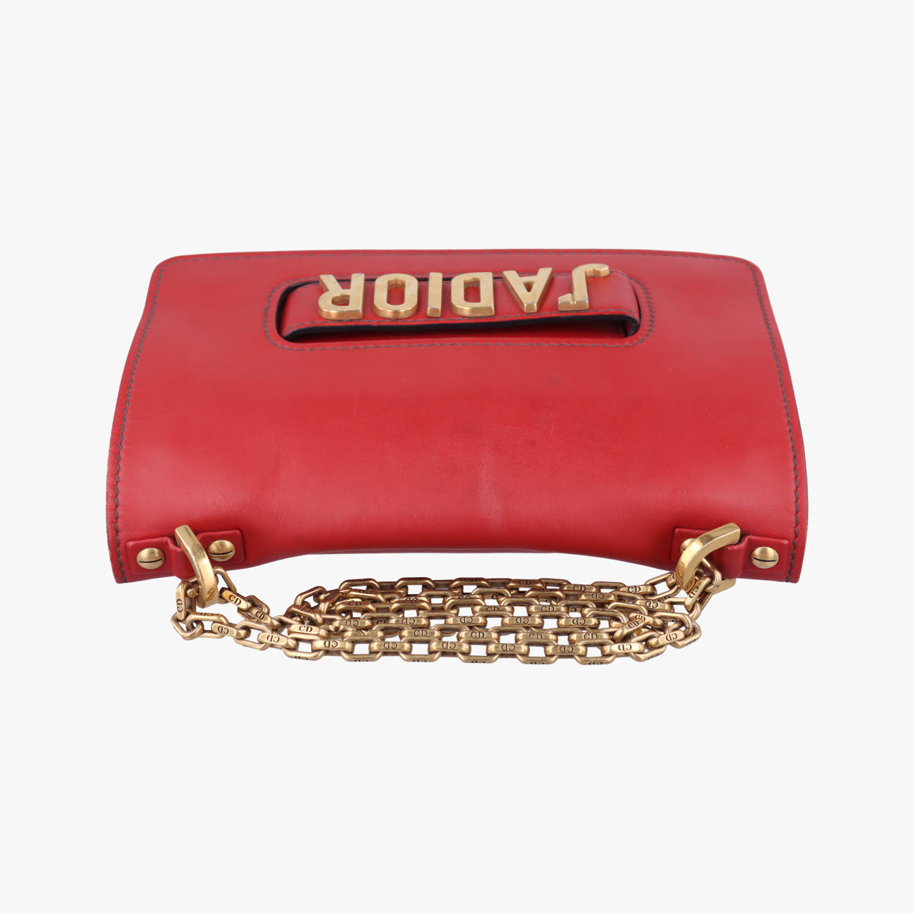 Pre-owned Christian Dior J'Adior Red Leather  shoulderbag | stylenewstar