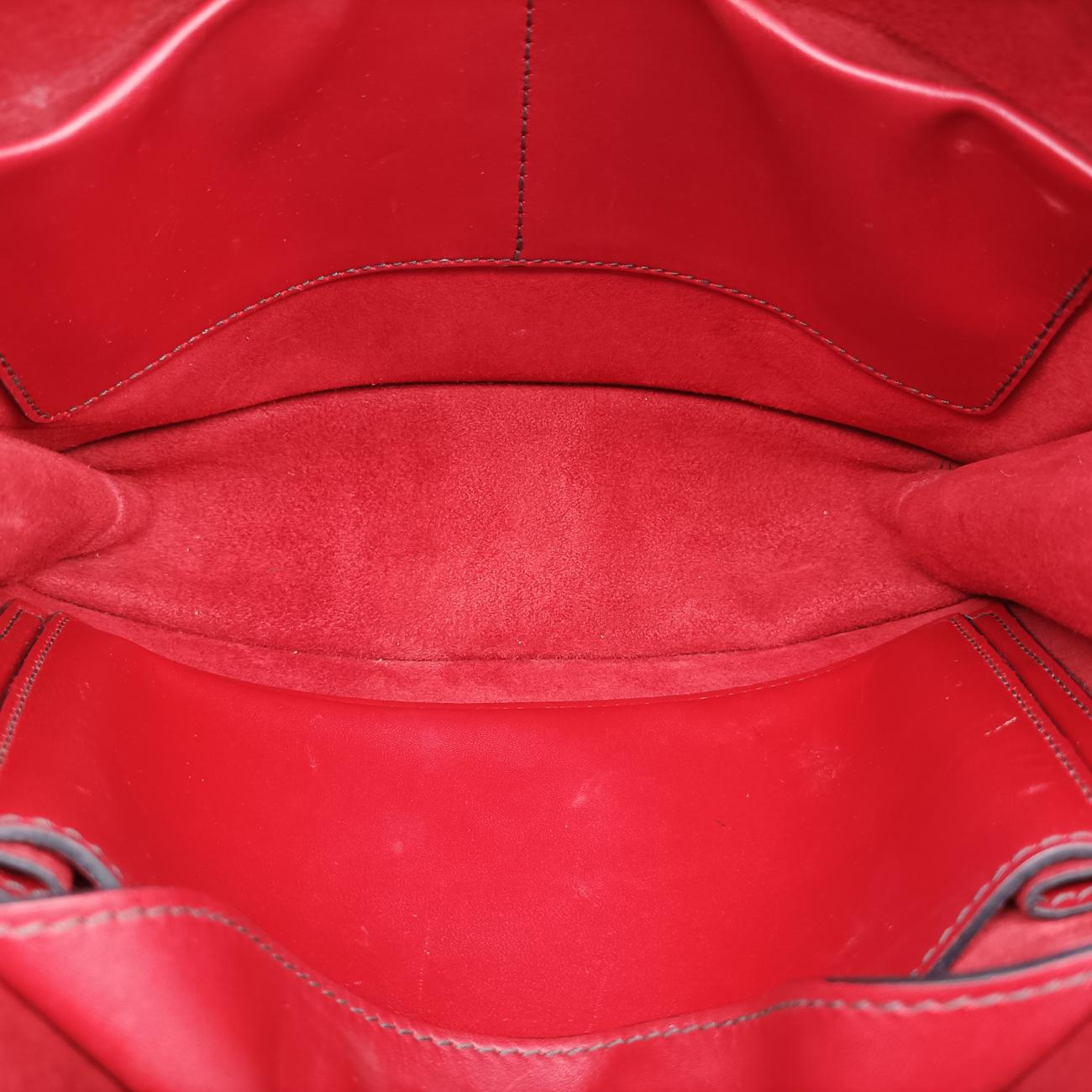 Pre-owned Christian Dior J'Adior Red Leather  shoulderbag | stylenewstar