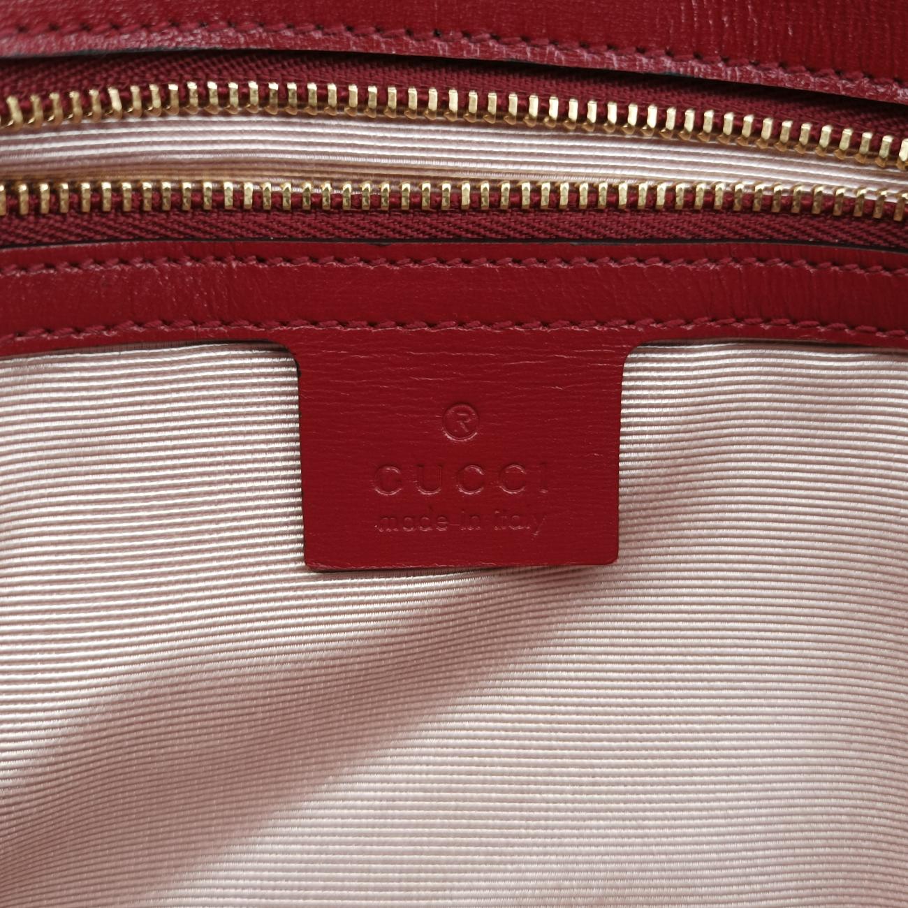 Vintage Gucci Arli Red×black Leather 550129 shoulderbag | stylenewstar