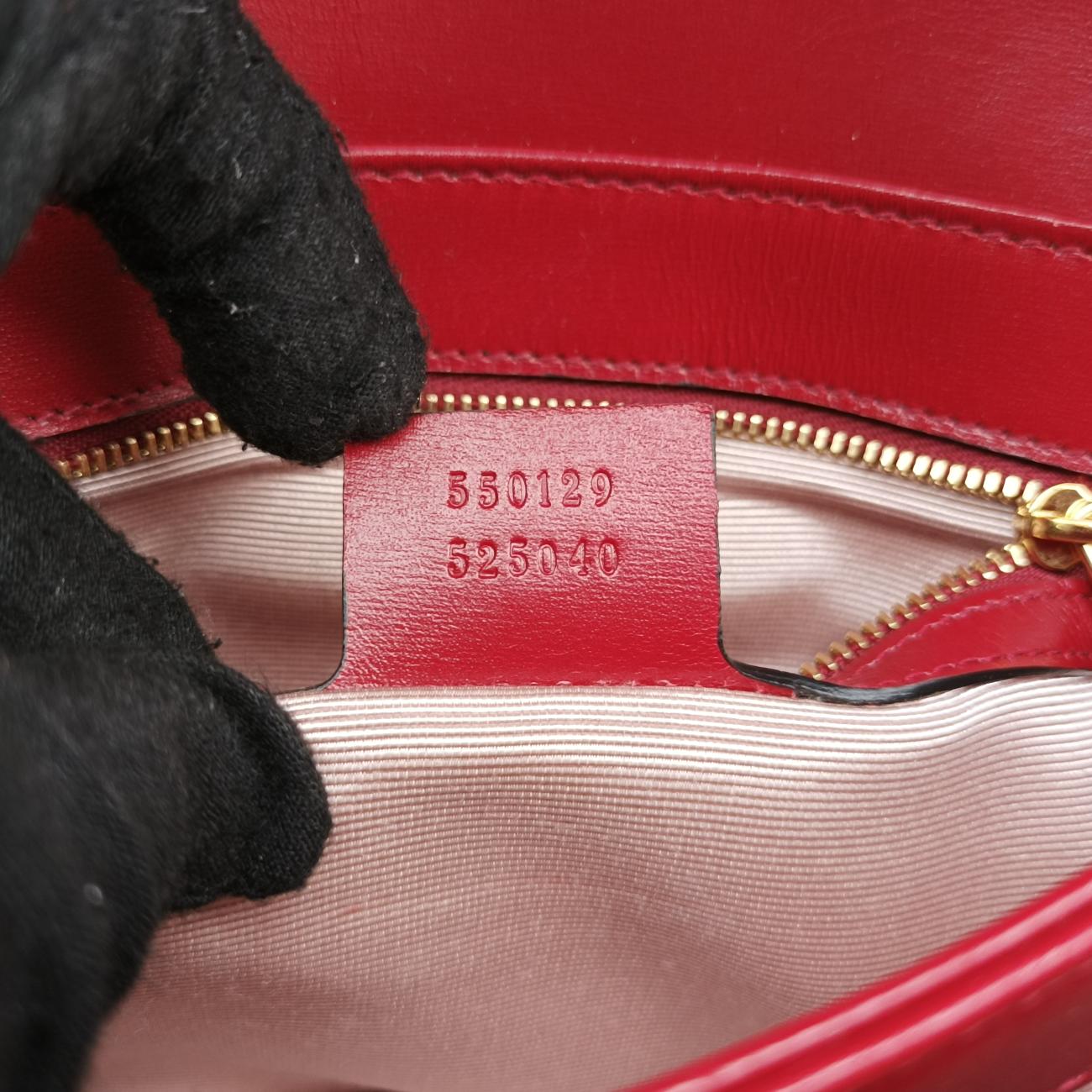 Vintage Gucci Arli Red×black Leather 550129 shoulderbag | stylenewstar