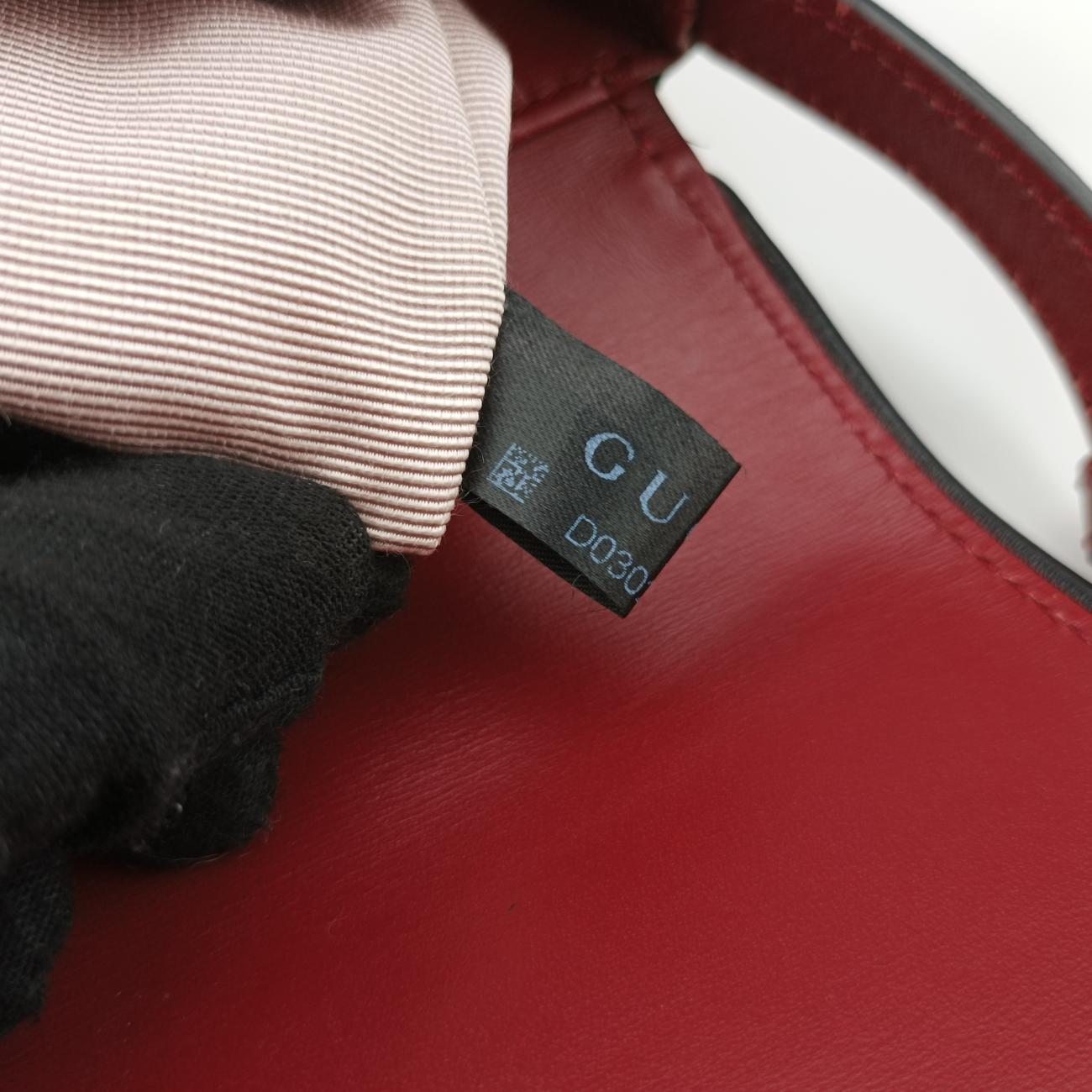 Vintage Gucci Arli Red×black Leather 550129 shoulderbag | stylenewstar