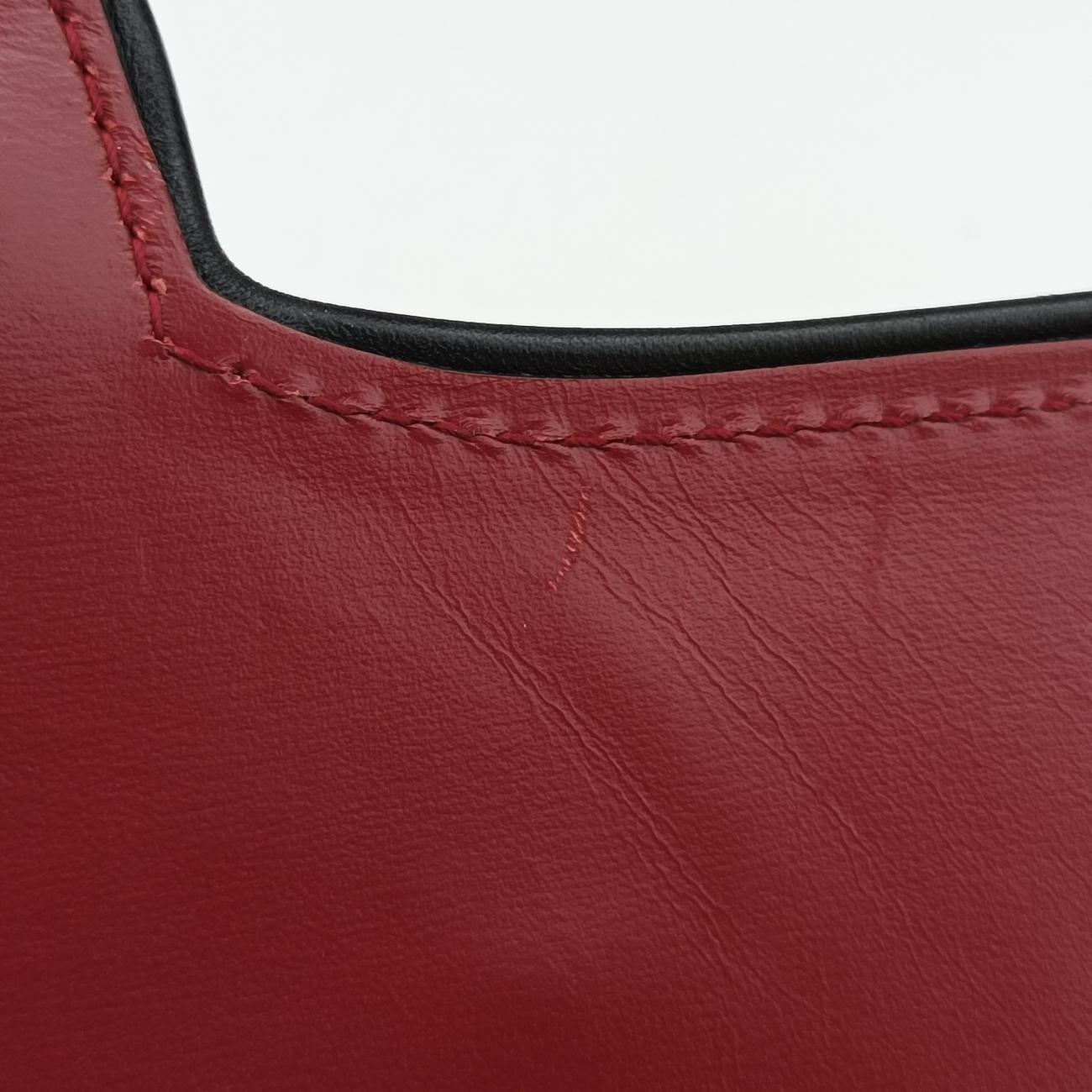 Vintage Gucci Arli Red×black Leather 550129 shoulderbag | stylenewstar