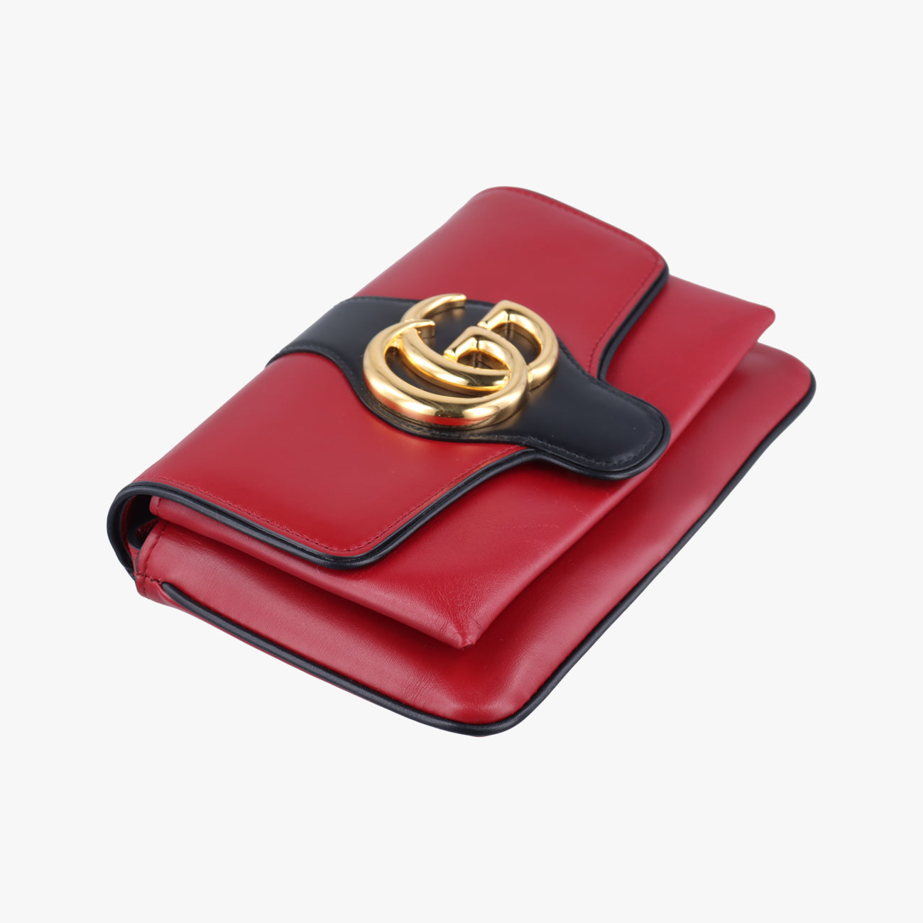 Vintage Gucci Arli Red×black Leather 550129 shoulderbag | stylenewstar