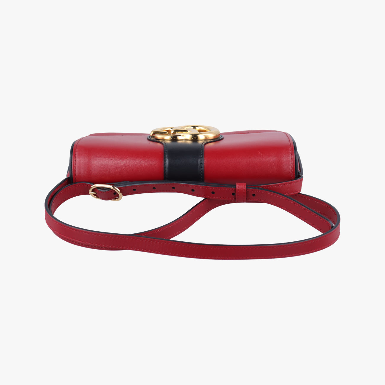Vintage Gucci Arli Red×black Leather 550129 shoulderbag | stylenewstar