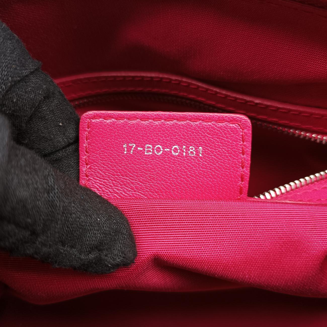 Pre-owned Christian Dior Granville Rose lambskin  shoulderbag | stylenewstar