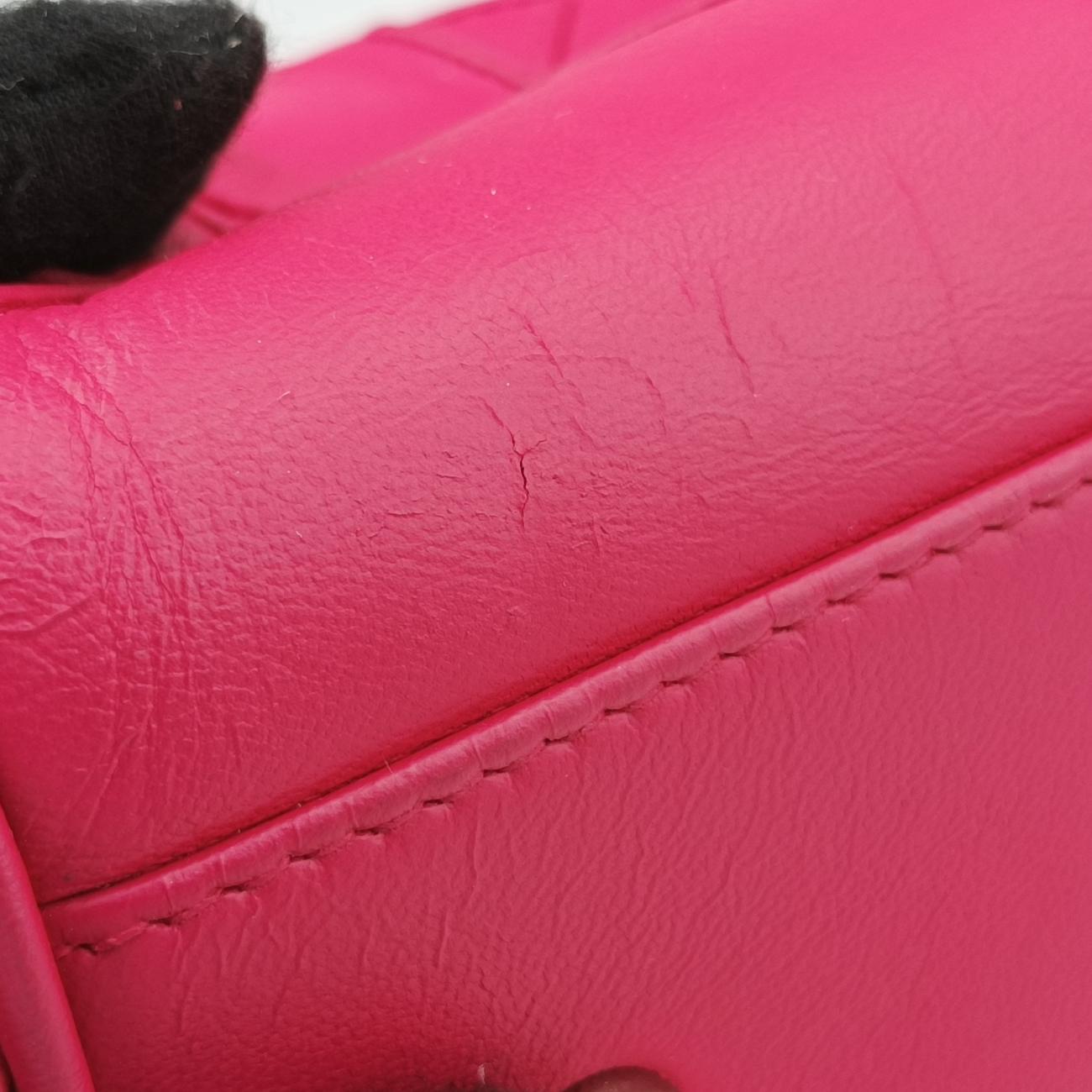 Pre-owned Christian Dior Granville Rose lambskin  shoulderbag | stylenewstar