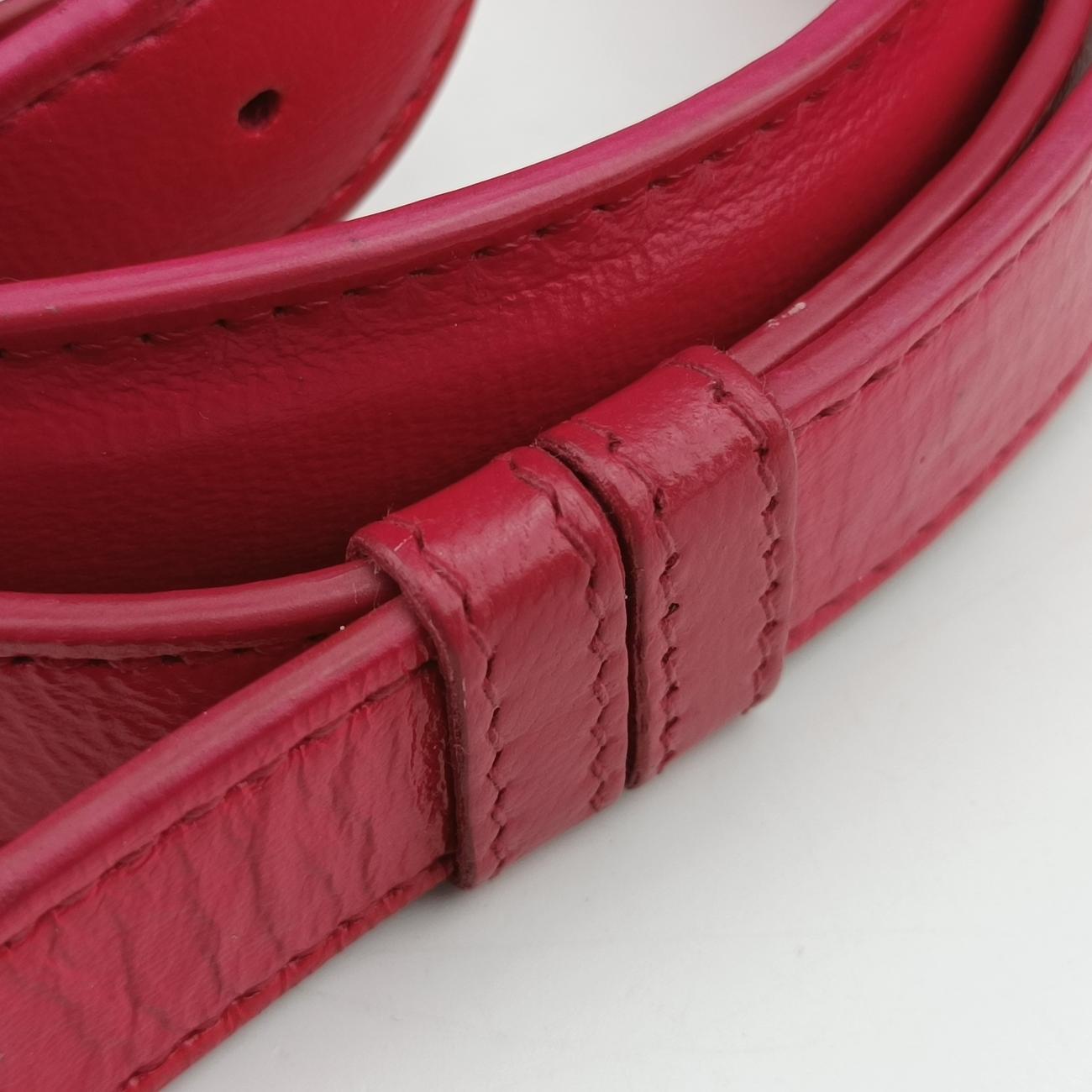 Pre-owned Christian Dior Granville Rose lambskin  shoulderbag | stylenewstar