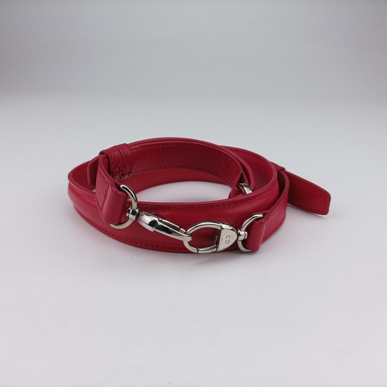 Pre-owned Christian Dior Granville Rose lambskin  shoulderbag | stylenewstar