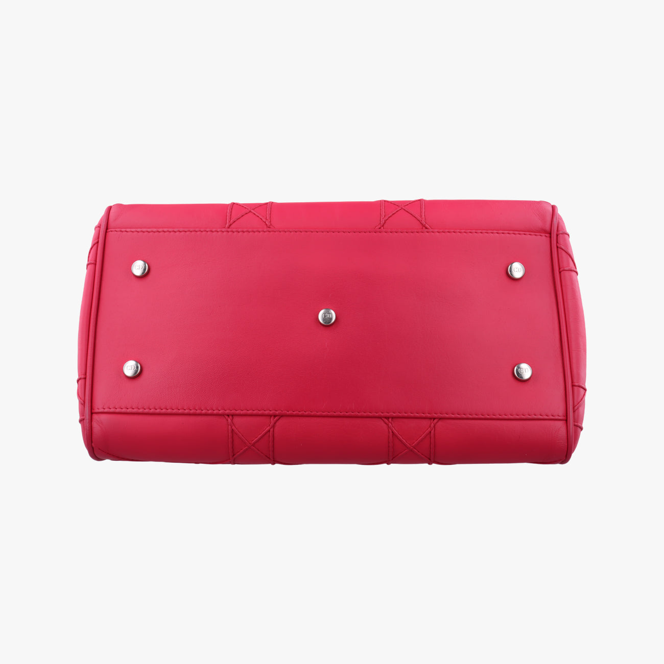 Pre-owned Christian Dior Granville Rose lambskin  shoulderbag | stylenewstar