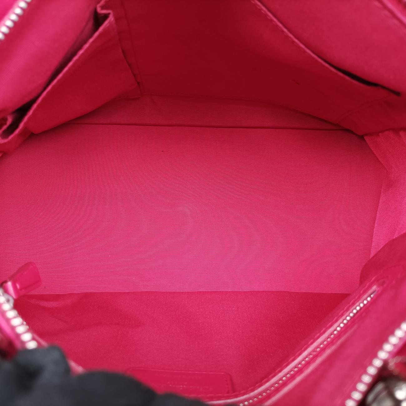 Pre-owned Christian Dior Granville Rose lambskin  shoulderbag | stylenewstar