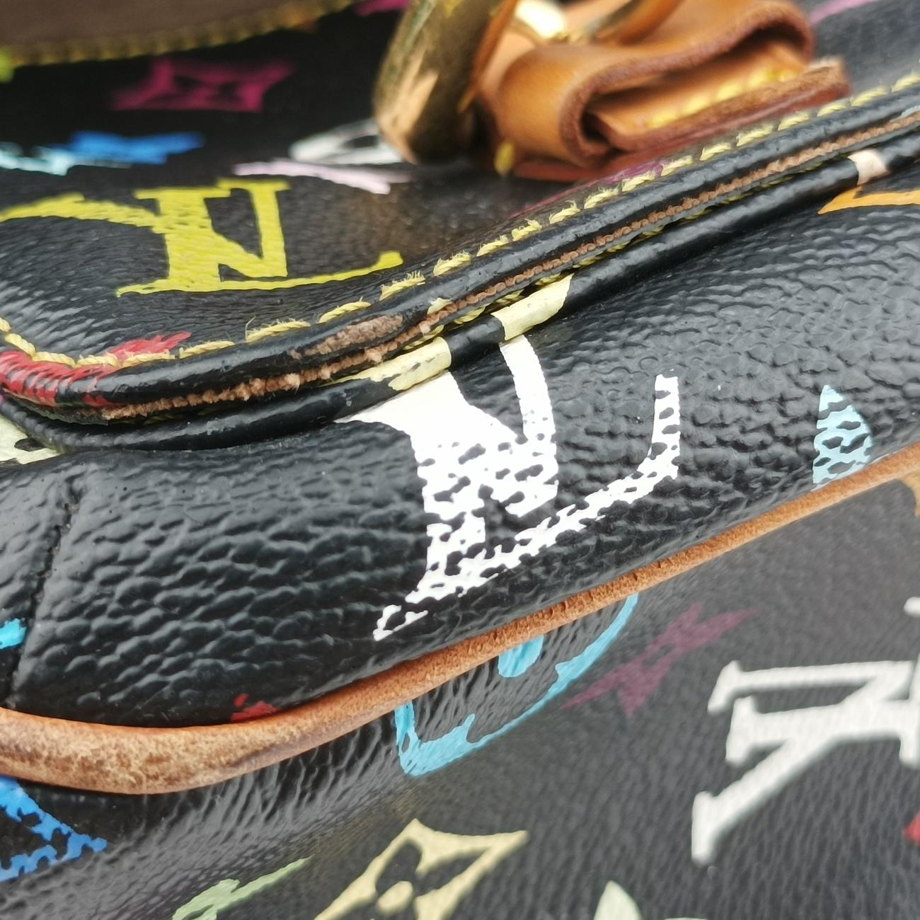 Pre-owned Louis Vuitton Lodge GM Noir   Monogram Multicolor M40052 shoulderbag | stylenewstar