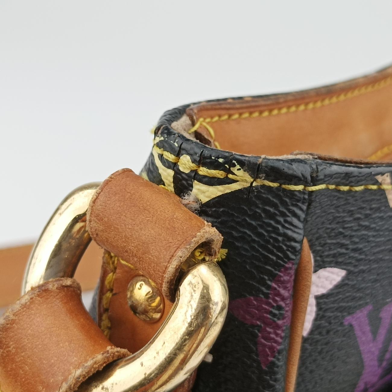 Pre-owned Louis Vuitton Lodge GM Noir   Monogram Multicolor M40052 shoulderbag | stylenewstar