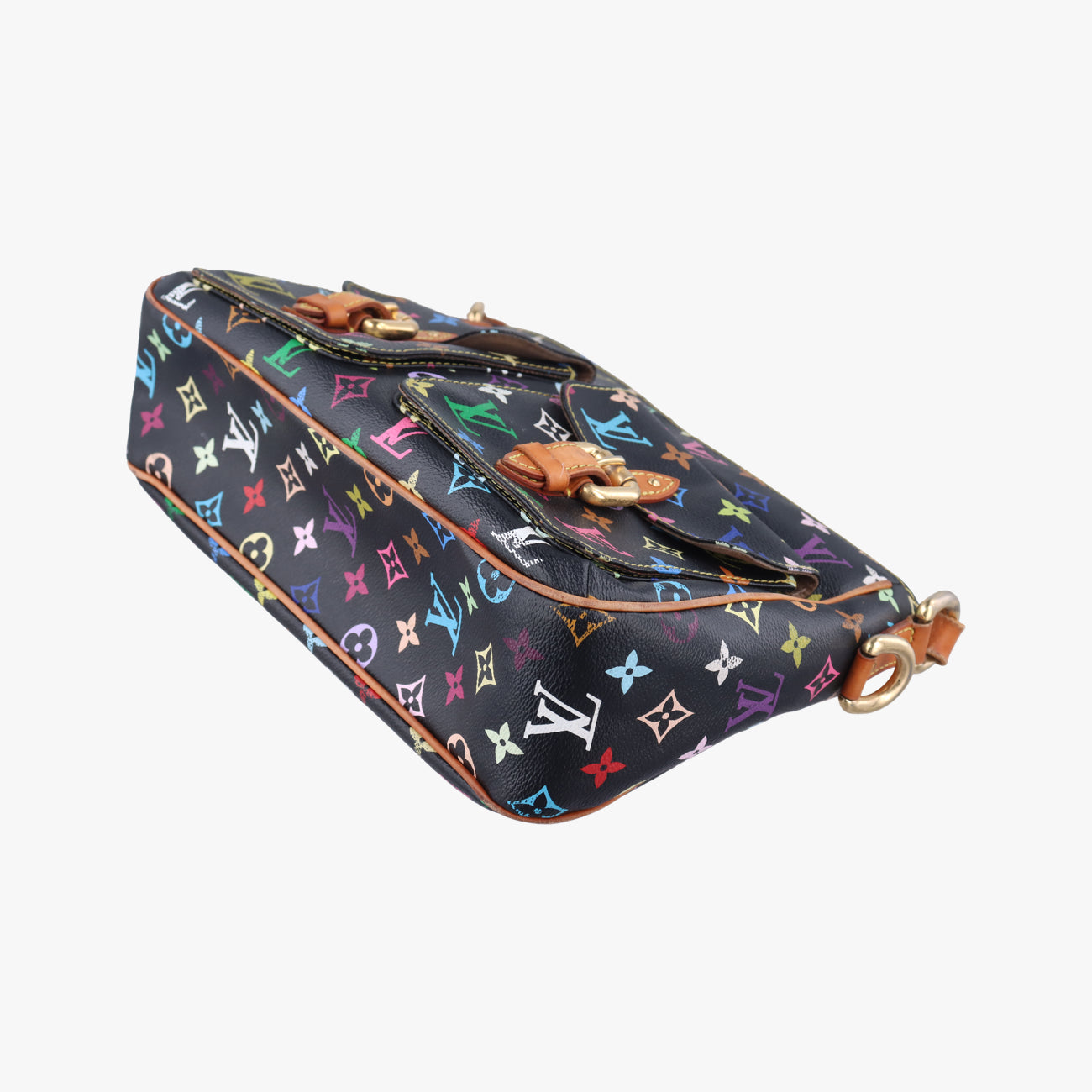 Pre-owned Louis Vuitton Lodge GM Noir   Monogram Multicolor M40052 shoulderbag | stylenewstar