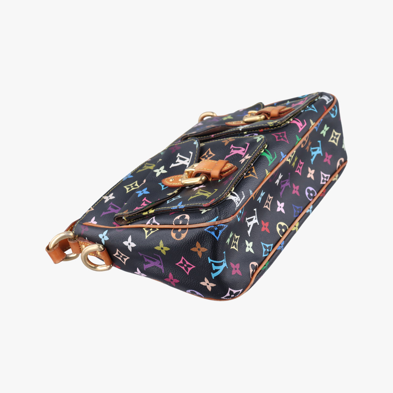 Pre-owned Louis Vuitton Lodge GM Noir   Monogram Multicolor M40052 shoulderbag | stylenewstar