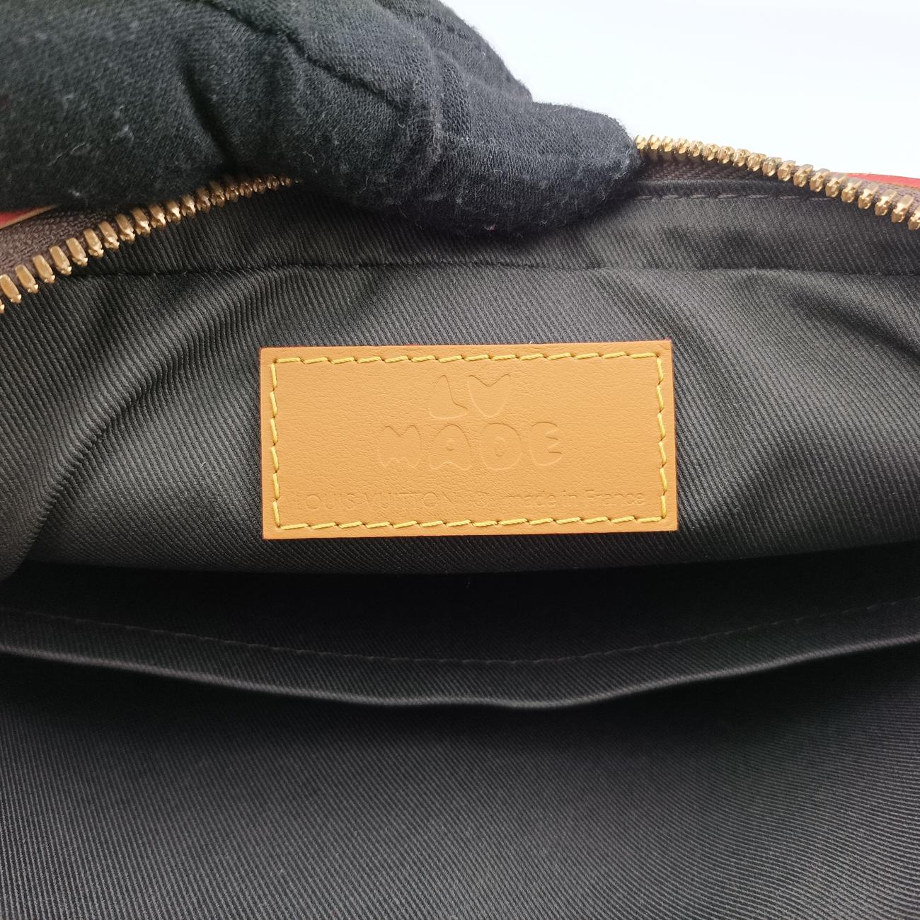 Secondhand Louis Vuitton Trio Messenger brown Monogram Stripe M45965 shoulderbag | stylenewstar